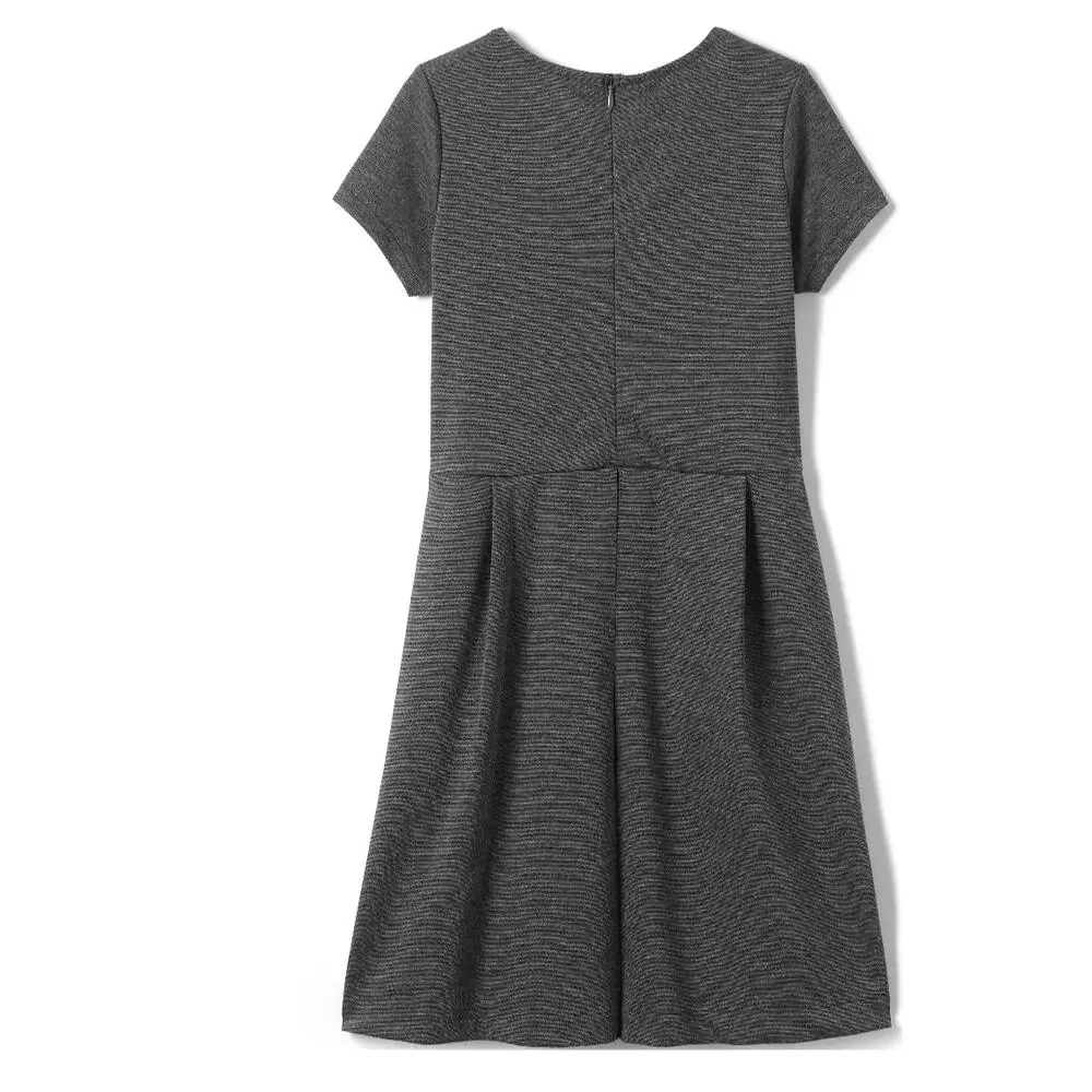 Lands End School Uniform Dress Charcoal Gray  Girls Size 12